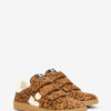 Adidași joși din piele de vițel și piele de oaie cu imprimeu leopard Adidași joși din piele de vițel și piele de oaie cu imprimeu leopard