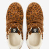Adidași joși din piele de vițel și piele de oaie cu imprimeu leopard Adidași joși din piele de vițel și piele de oaie cu imprimeu leopard