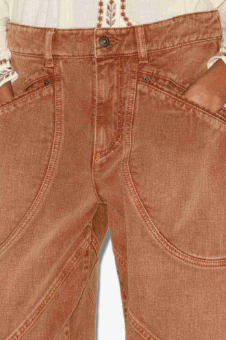 Blugi Catarina Denim cu detalii cusute