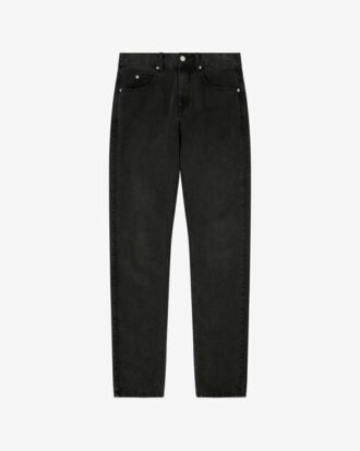 Blugi din denim cu croi drept