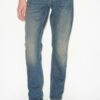 Blugi din denim cu croi drept