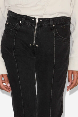 Blugi din denim cu croi drept Silviana