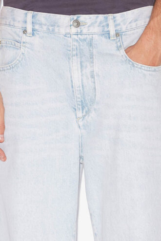 Blugi din denim cu croi larg Jameson