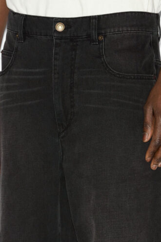 Blugi din denim cu croi larg Jameson