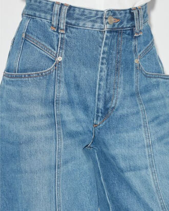 Blugi din denim cu croi larg Vetan