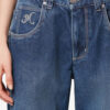 Blugi din denim cu cusături vizibile Jeyda Blugi din denim cu cusături vizibile Jeyda