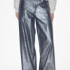 Blugi din denim metalizat Blugi din denim metalizat