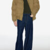 Blugi Jameson din denim brut cu croi larg