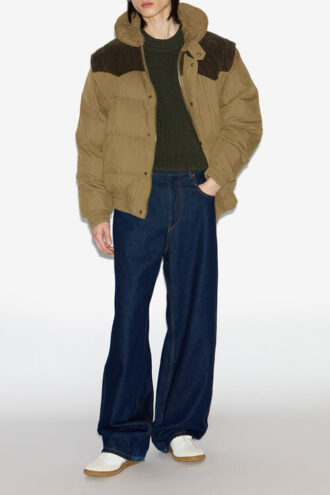 Blugi Jameson din denim brut cu croi larg