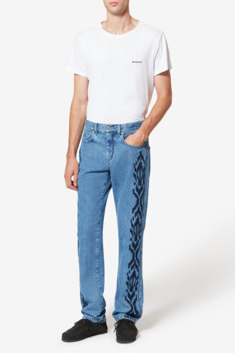 Blugi Lewys din denim brodați cu 5 buzunare