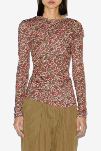 bluz din jersey drapat dressi 2 330x495 - Bluză din jersey drapat Dressi