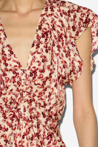 Bluză fluida cu imprimeu jacquard Lonea Bluză fluida cu imprimeu jacquard Lonea