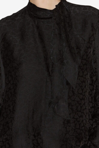 Bluză Raphaella din jacquard de mătase