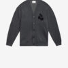 Cardigan Curtis din lână și bumbac cu logo Cardigan Curtis din lână și bumbac cu logo