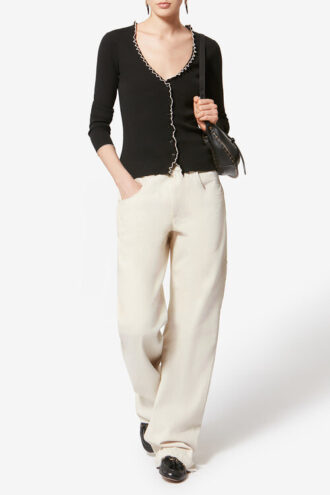 Cardigan din bumbac Izae