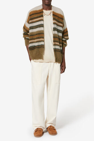 Cardigan din mohair cu dungi Danah