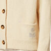 Cardigan Eborah din alpaca cu logo