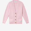 Cardigan Eborah din alpaca cu logo