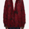 Cardigan lung din mohair Mahel