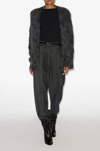 Cardigan Mylene din mohair de capră