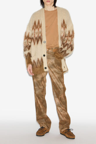 Cardigan Nielson Mohair cu model Fair Isle