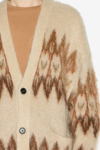 Cardigan Nielson Mohair cu model Fair Isle
