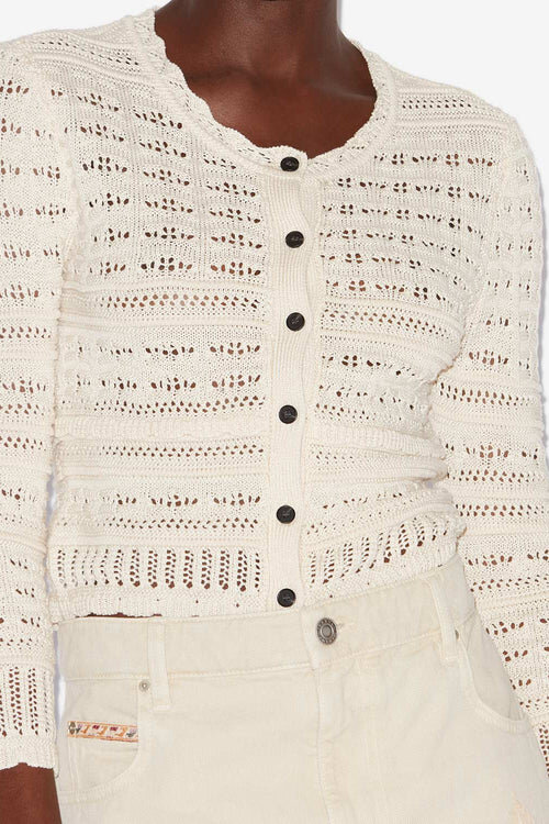 Cardigan scurt din tricot ajurat Ajaline Cardigan scurt din tricot ajurat Ajaline