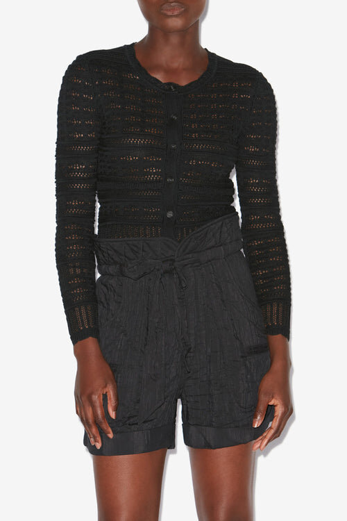 Cardigan scurt din tricot ajurat Ajaline Cardigan scurt din tricot ajurat Ajaline