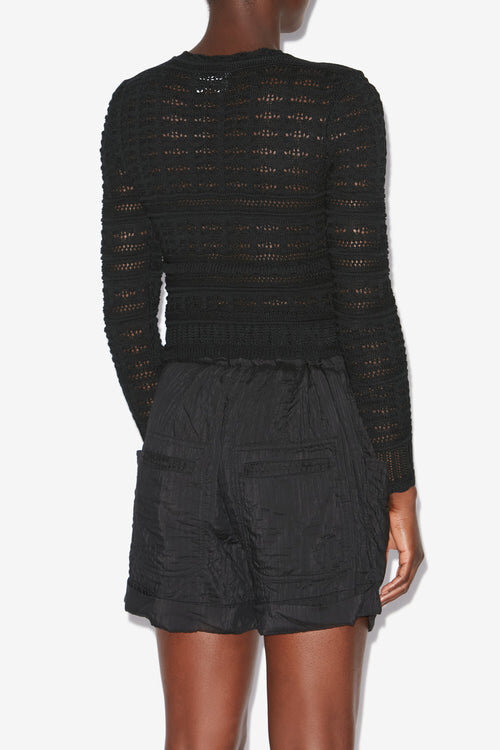 Cardigan scurt din tricot ajurat Ajaline Cardigan scurt din tricot ajurat Ajaline
