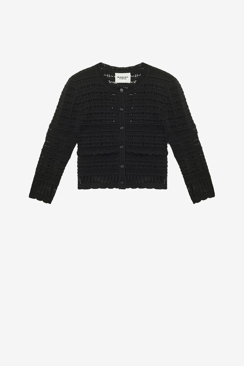 Cardigan scurt din tricot ajurat Ajaline Cardigan scurt din tricot ajurat Ajaline