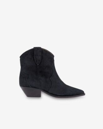 Cizme cowboy din piele de vițel suede Dewina Cizme cowboy din piele de vițel suede Dewina