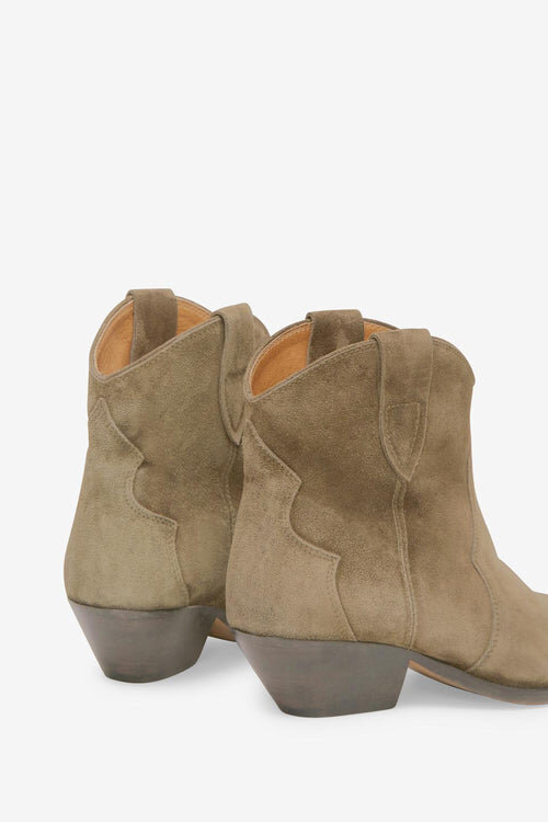 Cizme cowboy din piele de vițel suede Dewina Cizme cowboy din piele de vițel suede Dewina
