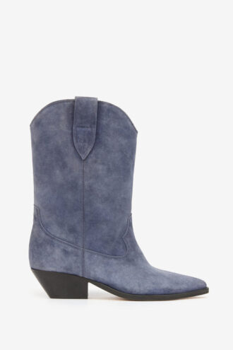 Cizme cowboy din piele de vițel suede Duerto