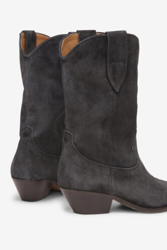 Cizme cowboy din piele de vițel suede Duerto