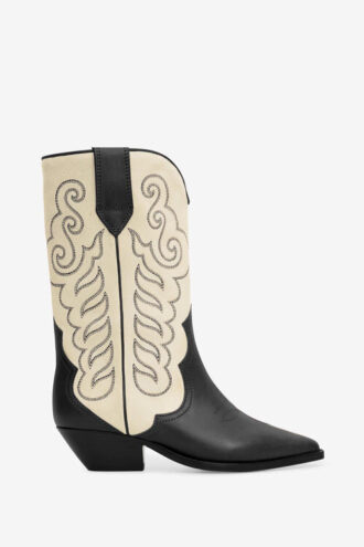 Cizme cowboy Duerto din piele de căprioară