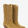 Cizme cowboy Duerto din piele de vițel suede brodate Cizme cowboy Duerto din piele de vițel suede brodate