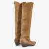 Cizme de cowboy Denvee din piele de vițel suede Cizme de cowboy Denvee din piele de vițel suede