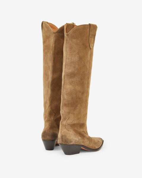 Cizme de cowboy Denvee din piele de vițel suede Cizme de cowboy Denvee din piele de vițel suede