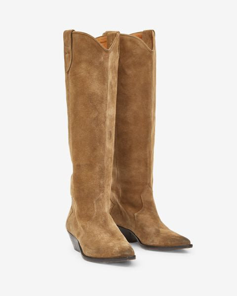 Cizme de cowboy Denvee din piele de vițel suede Cizme de cowboy Denvee din piele de vițel suede