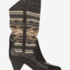 Cizme de cowboy din piele și jacquard Lijita Cizme de cowboy din piele și jacquard Lijita