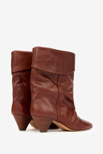 Cizme din piele drapate Dalby