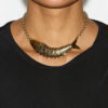 Colier tip choker în formă de pește de râu Colier tip choker în formă de pește de râu