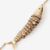 Colier tip choker în formă de pește de râu Colier tip choker în formă de pește de râu