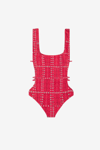Costum de baie întreg imprimat Tenisia