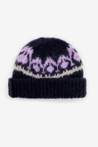 Darana Căciulă din lână mohair cu model