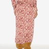 Fustă midi Lisanne cu model jacquard
