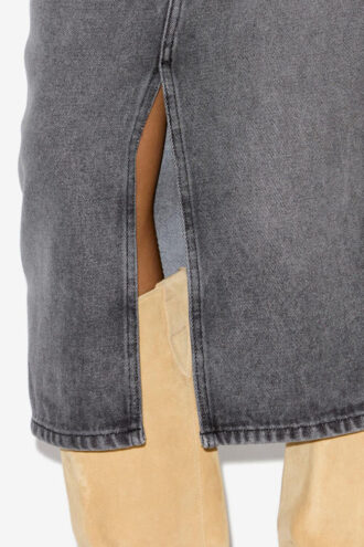 Fustă midi Tilauria din denim fin