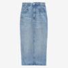 Fustă midi Tilauria din denim fin Fustă midi Tilauria din denim fin