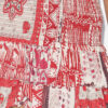Fustă Naomi din voal de bumbac smocuit cu imprimeu bandana Fustă Naomi din voal de bumbac smocuit cu imprimeu bandana