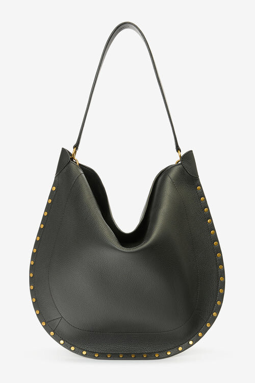 Geantă de mână Oskan Hobo Soft din piele de vițel granulată Geantă de mână Oskan Hobo Soft din piele de vițel granulată